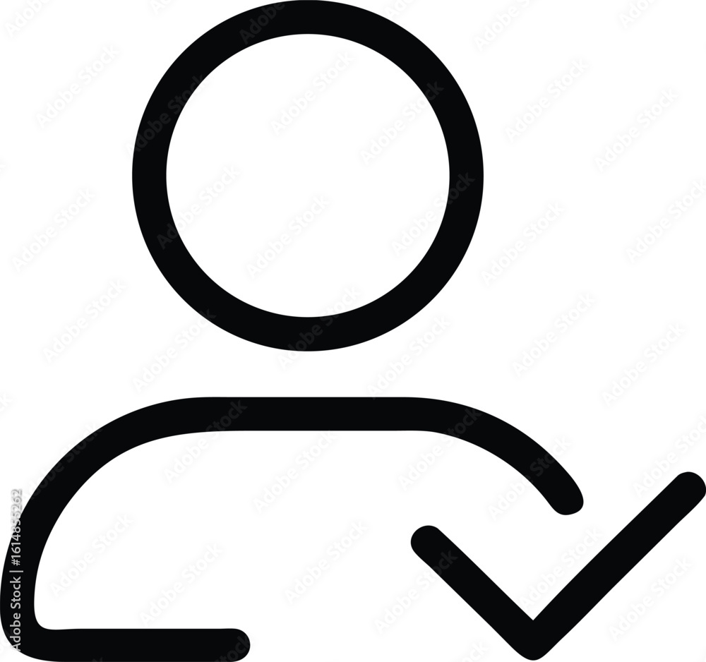 Poster user icon with arrow indicating refresh or repeat person