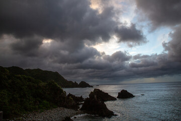 Obraz premium 奄美大島の夏空。