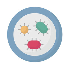 Bacteria Vector Icon which can easily modify or edit