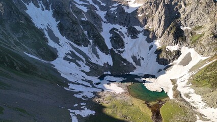 Aerial view of Kaçkar Mountains