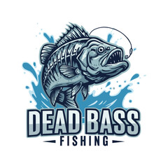 Dead Bass Fishing Logo