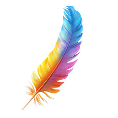 Vibrant, colorful feather graphic (1)
