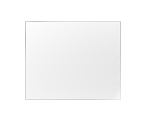 Reflective glass design with rectangle laptop and shine flash png.