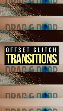 Offset Glitch Transitions (Vertical)
