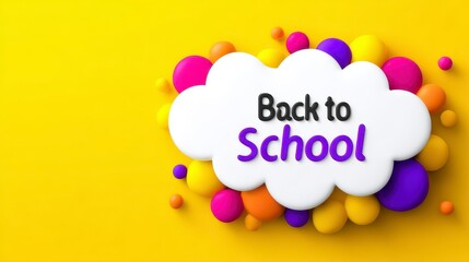 Back to School Astronaut with Backpack . A young space explorer prepares for a new academic year carrying educational supplies in a practical rucksack for cosmic learning adventures.