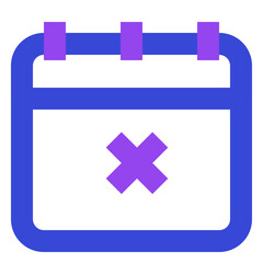 date and time two tone icon