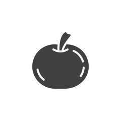 Apple solid glyph icon
