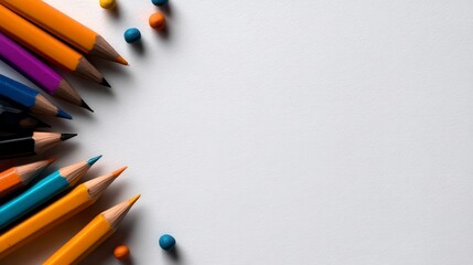 Playful hand drawn school themed border with cartoon educational objects in a frame. Charming whimsical illustration featuring playful academic imagery within a decorative border perfect