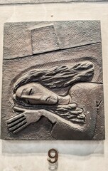 Interior of the Cathedral Church of Our Lady of the Immaculate Conception, informally known as Myeongdong Cathedral. Seoul, South Korea.	