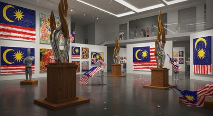 Malaysian Art Gallery: A Celebration of Culture and National Identity Through Modern and Traditional Artworks