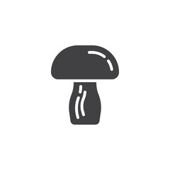 Mushroom solid glyph icon