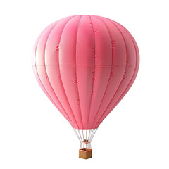 Pink hot air balloon
