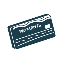 Credit Card Payments Icon Illustration
