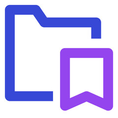 folder two tone icon set