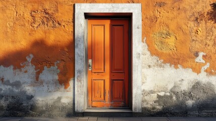 design orange door