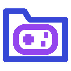 folder two tone icon set