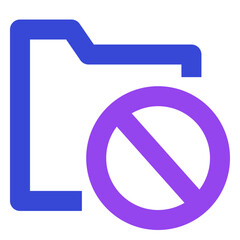 folder two tone icon set