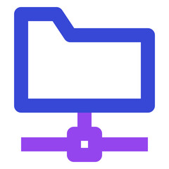 folder two tone icon set