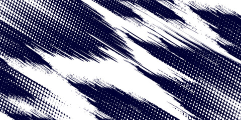 Dots halftone white \u0026 blue color pattern gradient grunge texture background. Dots pop art comics sport. modern eps.10