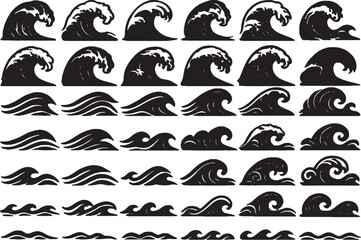 Fototapeta premium wave silhouette