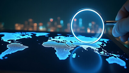 Customer service and support solution, offering digital support with global communication icons. Contact us page, online helpdesk.