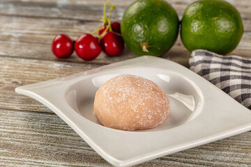 Japanese rice dessert mochi cake