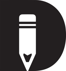 vector illustration of a pencil