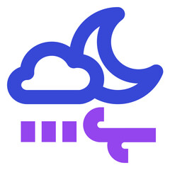 weather two tone icon set