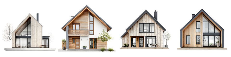 Modern Barn-Style Homes: Architectural Renderings of Contemporary Farmhouses