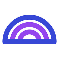 weather two tone icon set