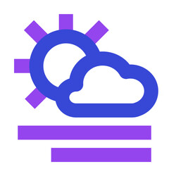 weather two tone icon set