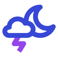 weather two tone icon set