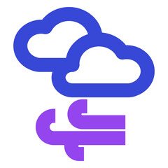 weather two tone icon set