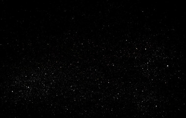 Space star shape sky night background, black starry cosmos abstract pattern dark blue science, textile cosmic galaxy astronomy decoration fantasy wallpaper landscape.