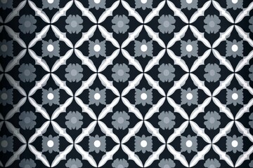 Naklejka premium Elegant Gray Tones in Refined Classic Patterned Design Ornamentation for Wall Art and Decor