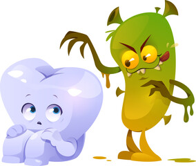 Caries Microbe Mascot