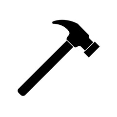 Hammer Icon Vector Flat and Clean Look Isolated