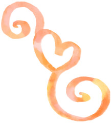 Fototapeta premium abstract heart decorative 