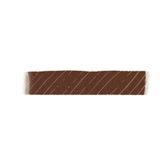 Brown And Beige Striped Decorative Tape