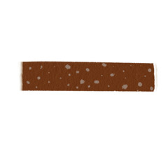 Brown Ribbon With Subtle Spots Pattern
