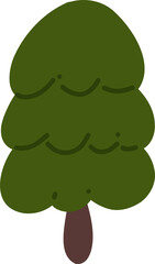 Naklejka premium Green Tree Illustration