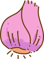 Pink Flower Bud Illustration