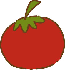 Red Tomato Illustration