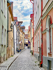 Gassen in der Altstadt von Tallinn, Estland