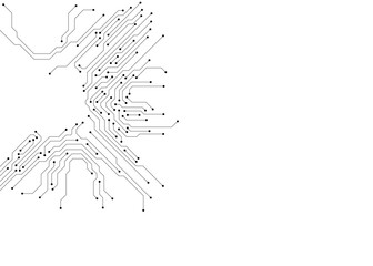 vector futuristic circuit board , Electronic motherboard , Communication and engineering concept , Hi-tech digital technology concept