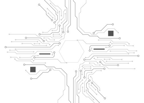 vector futuristic circuit board , Electronic motherboard , Communication and engineering concept , Hi-tech digital technology concept