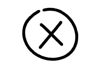 Fototapeta premium Bold hand-drawn 