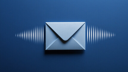 E-mail notification sound cutting through silence in a quiet room