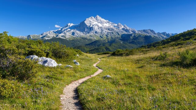 Exploring the Scenic Path Leading to Mattera Peak: A Nature Lover's Adventure in Majestic Mountain Landscapes