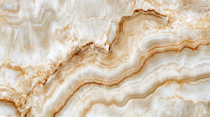 Abstract Cream and Brown Marble Pattern